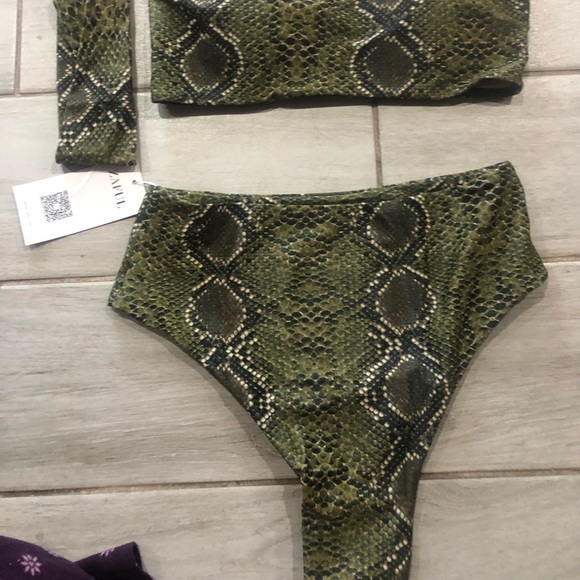 Zaful Other - ZAFUL 3 piece green print
